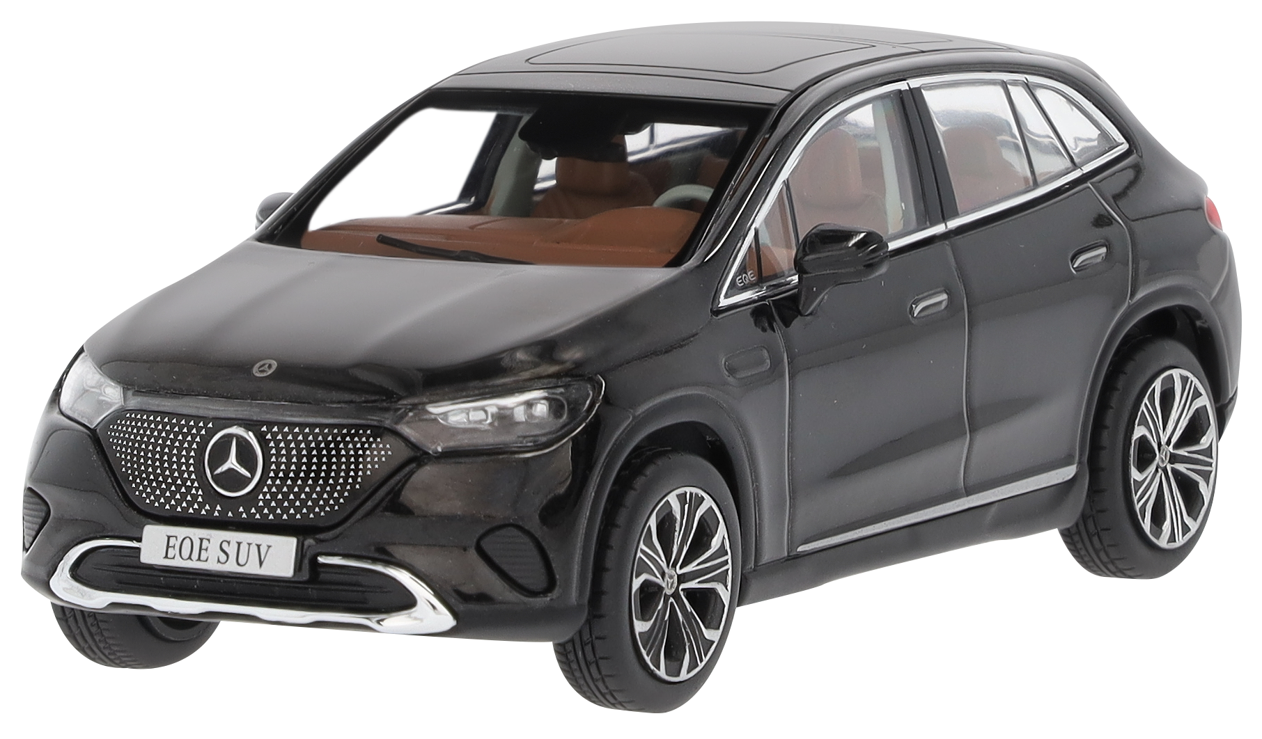 EQE Suv, Electric Art Line, X294 - obsidiansvart, Minimax, 1:43