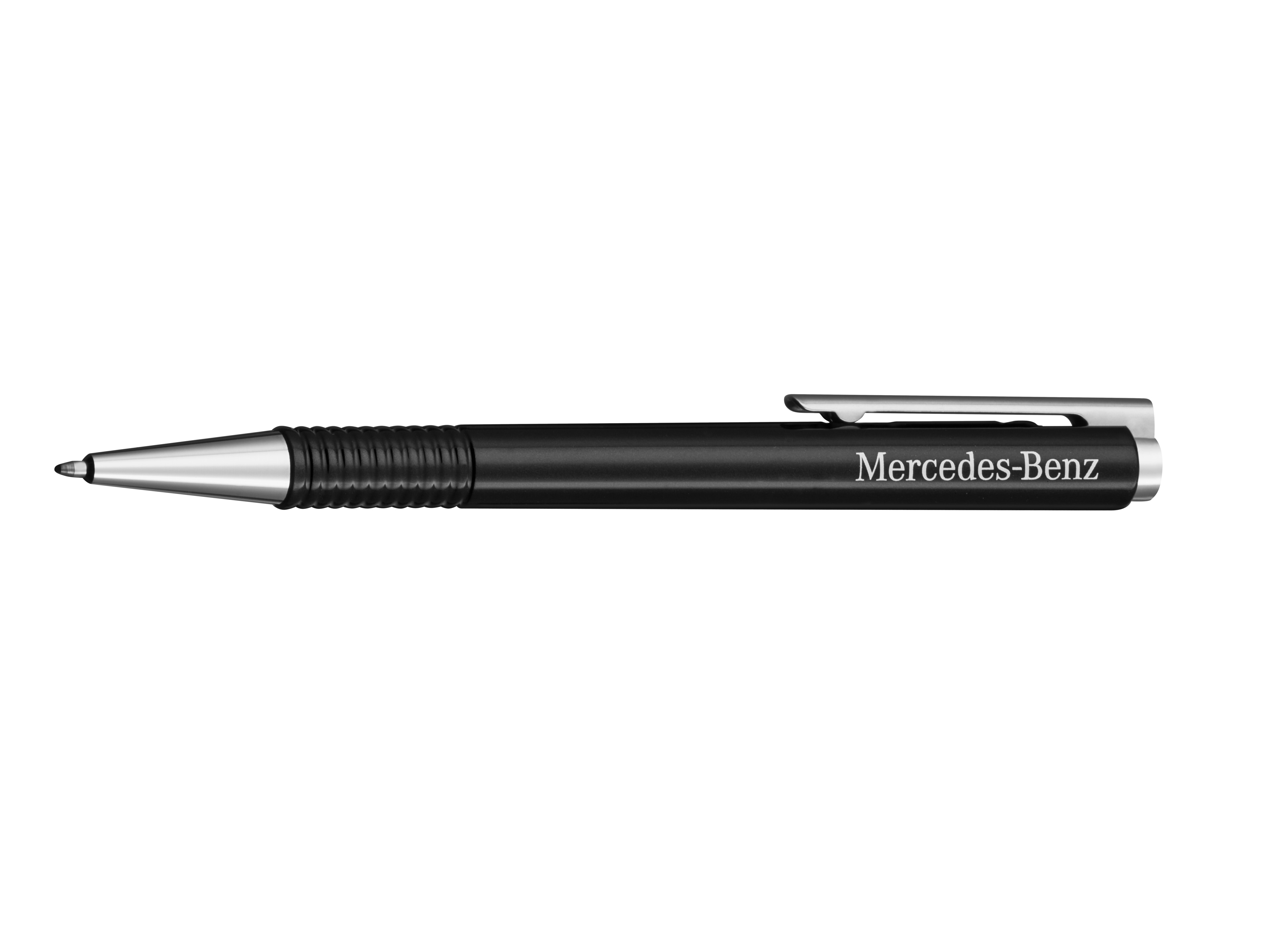 Kulspetspenna, LAMY logotyp - svart / silverfärg, Plast / Rostfritt stål, Lamy