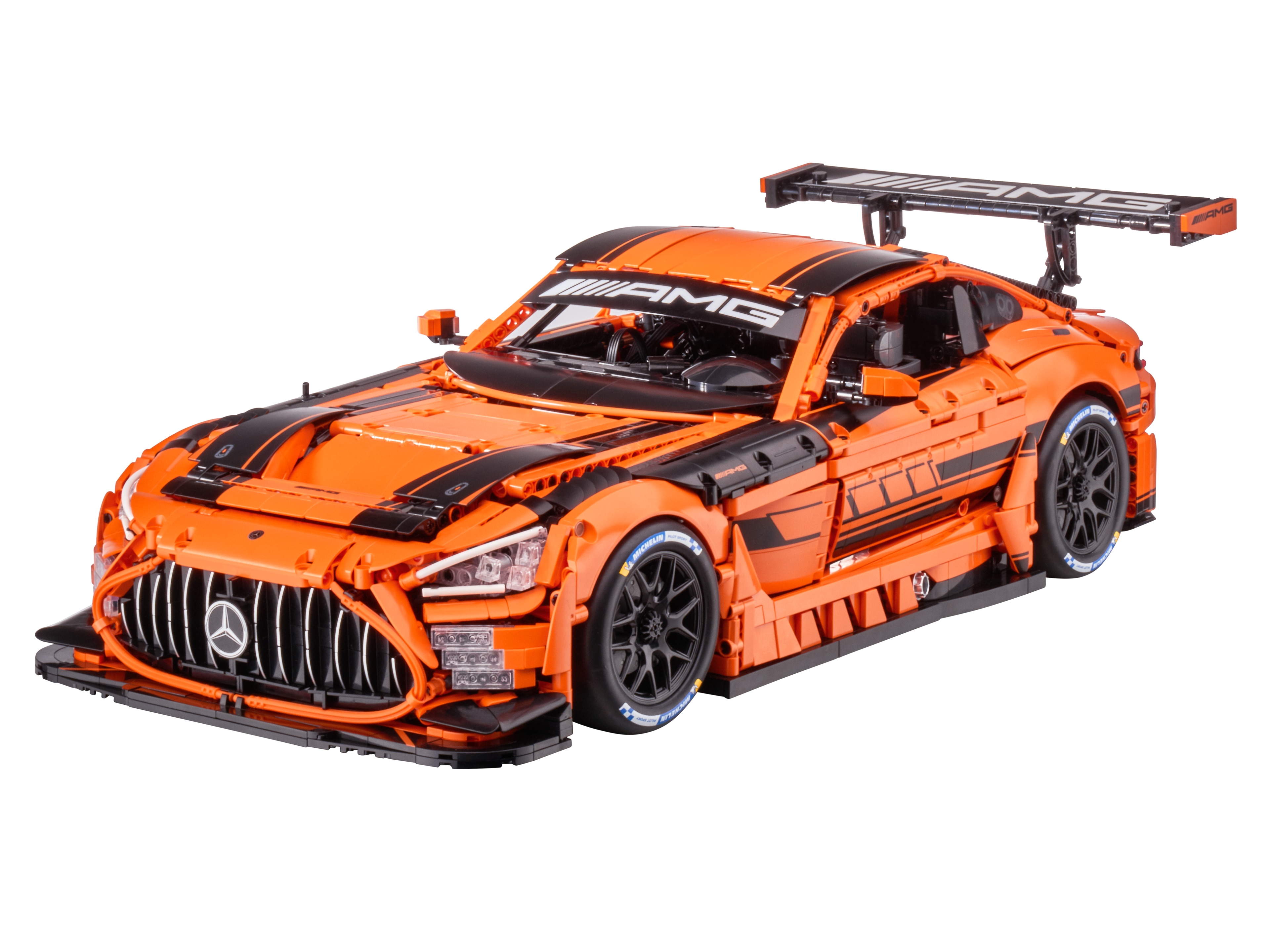Mercedes-AMG GT3, Klämkomponentmodell, C190 - orange, CaDa, 1:8