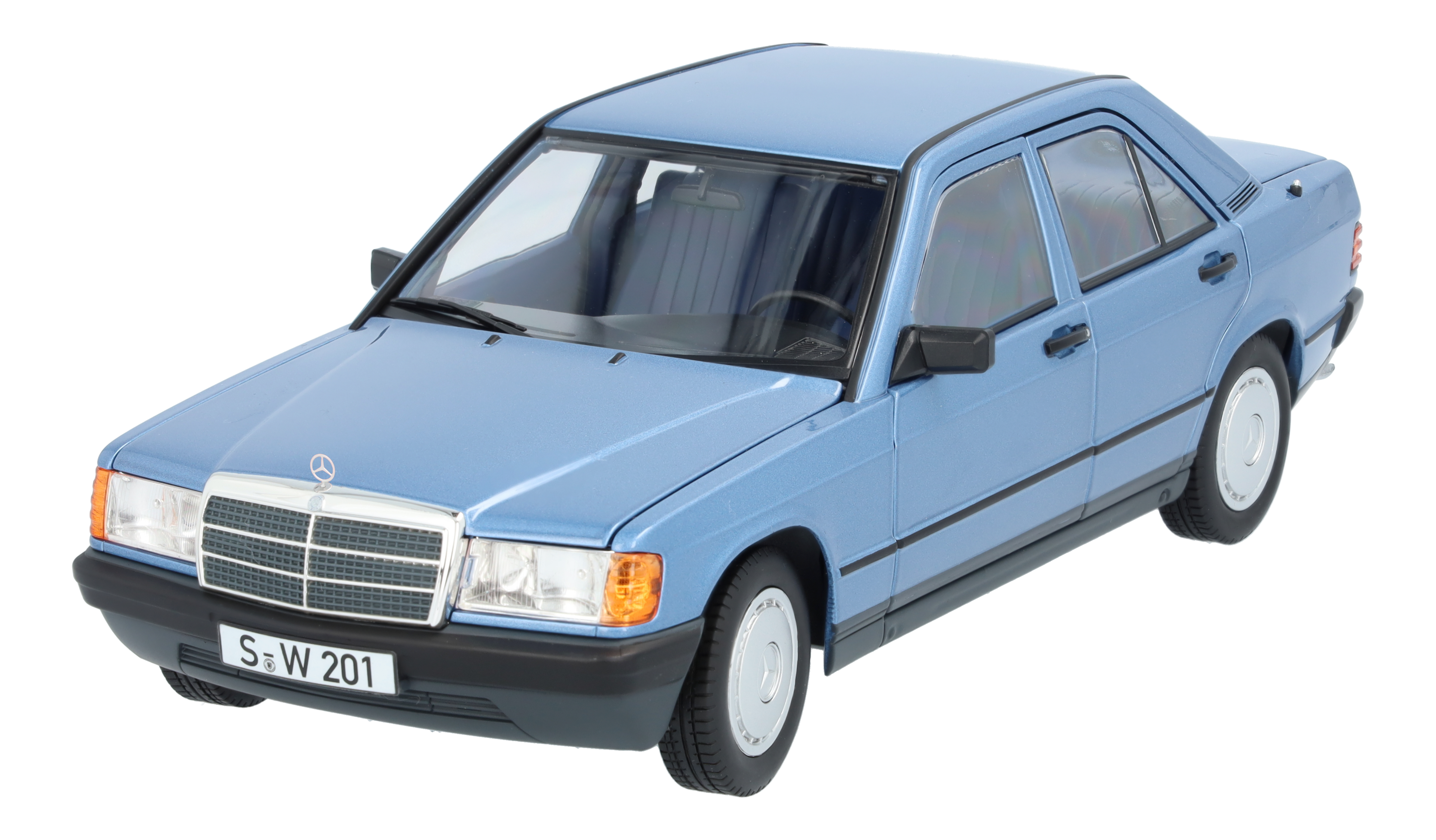 190 E W 201 (1982–1988) - horisontblå, Norev, 1:18