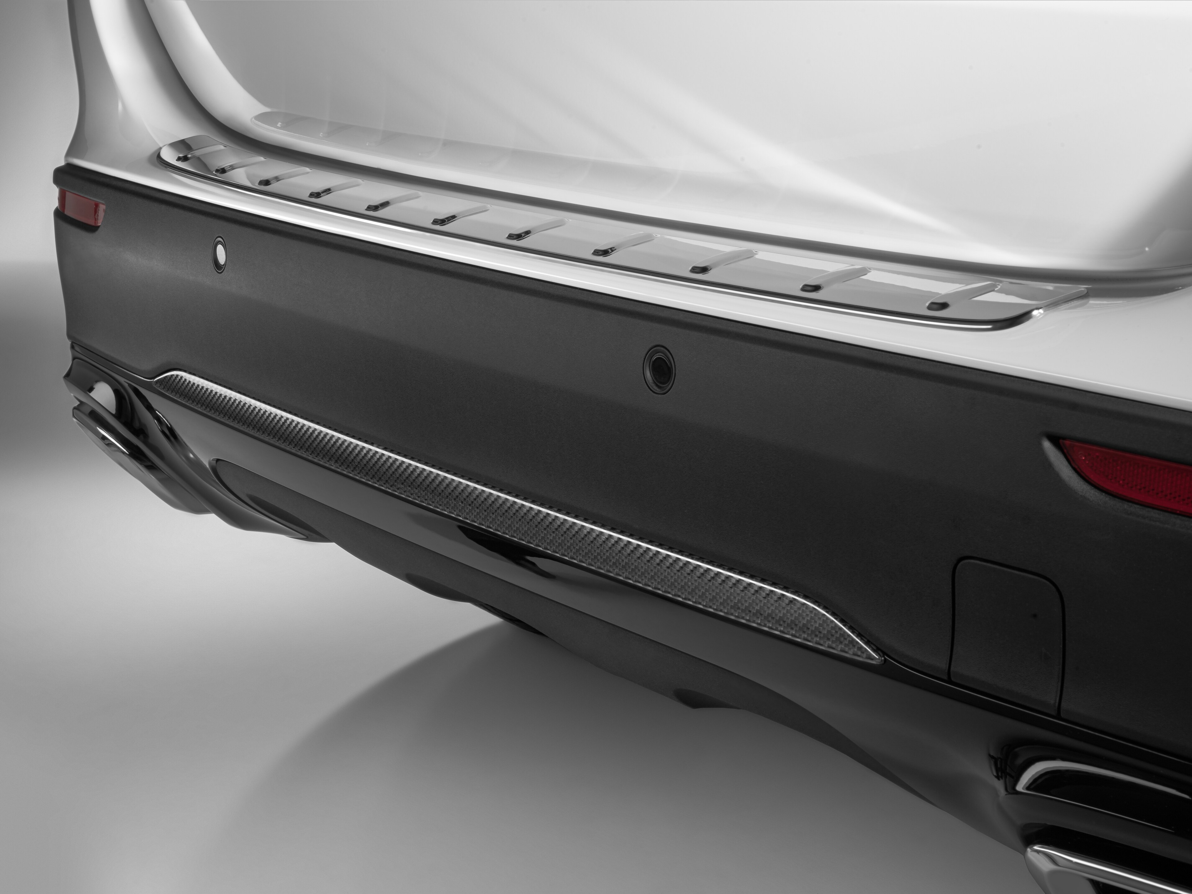 Dekorlist bak, Carbon-Style - Kolfiberoptik