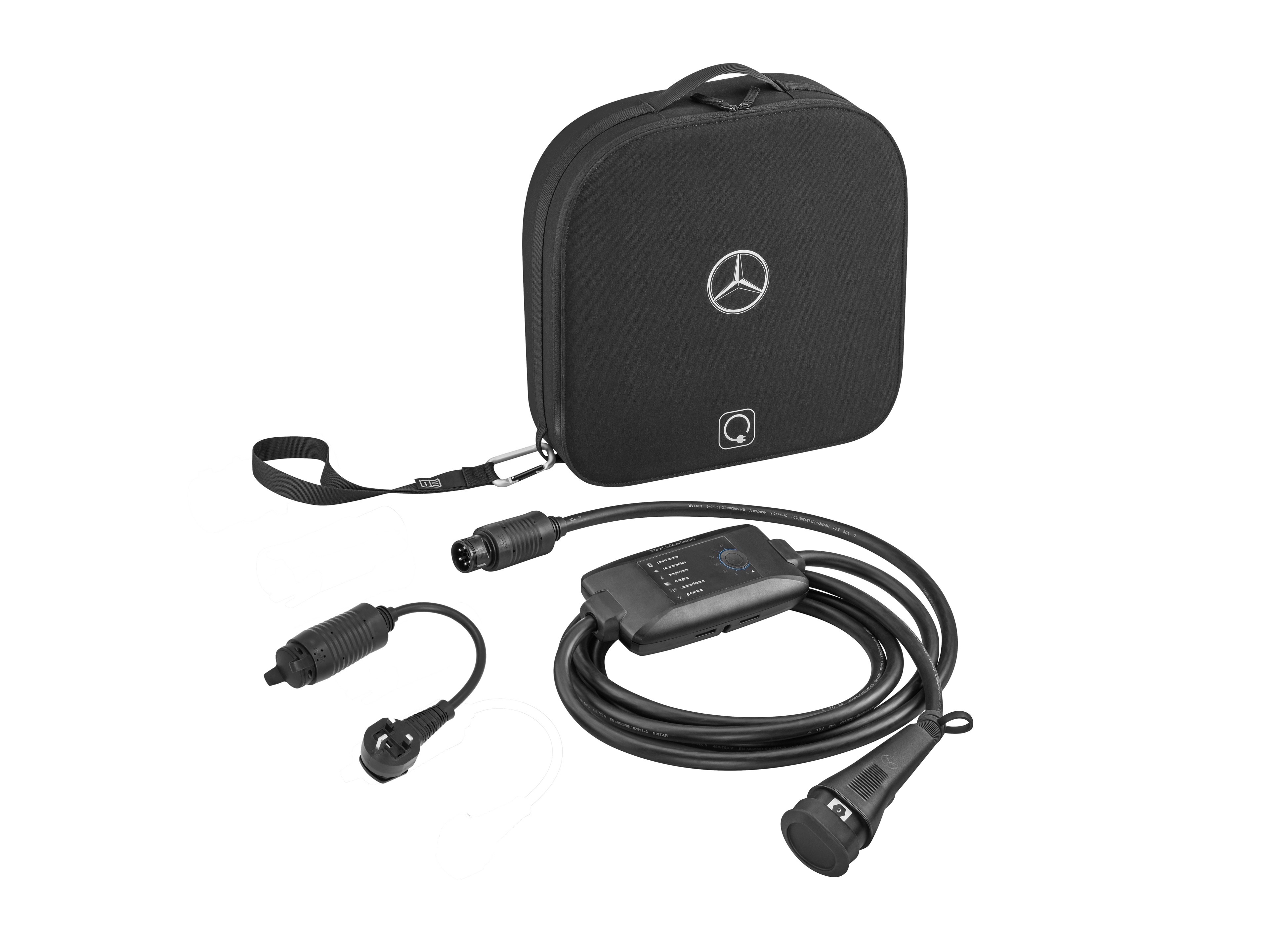 Flexibelt laddningssystem Pro, Ställ in UK, Väggmonterad laddningsbox - Plast, svart, Vänsterstyrda/högerstyrda bilar
