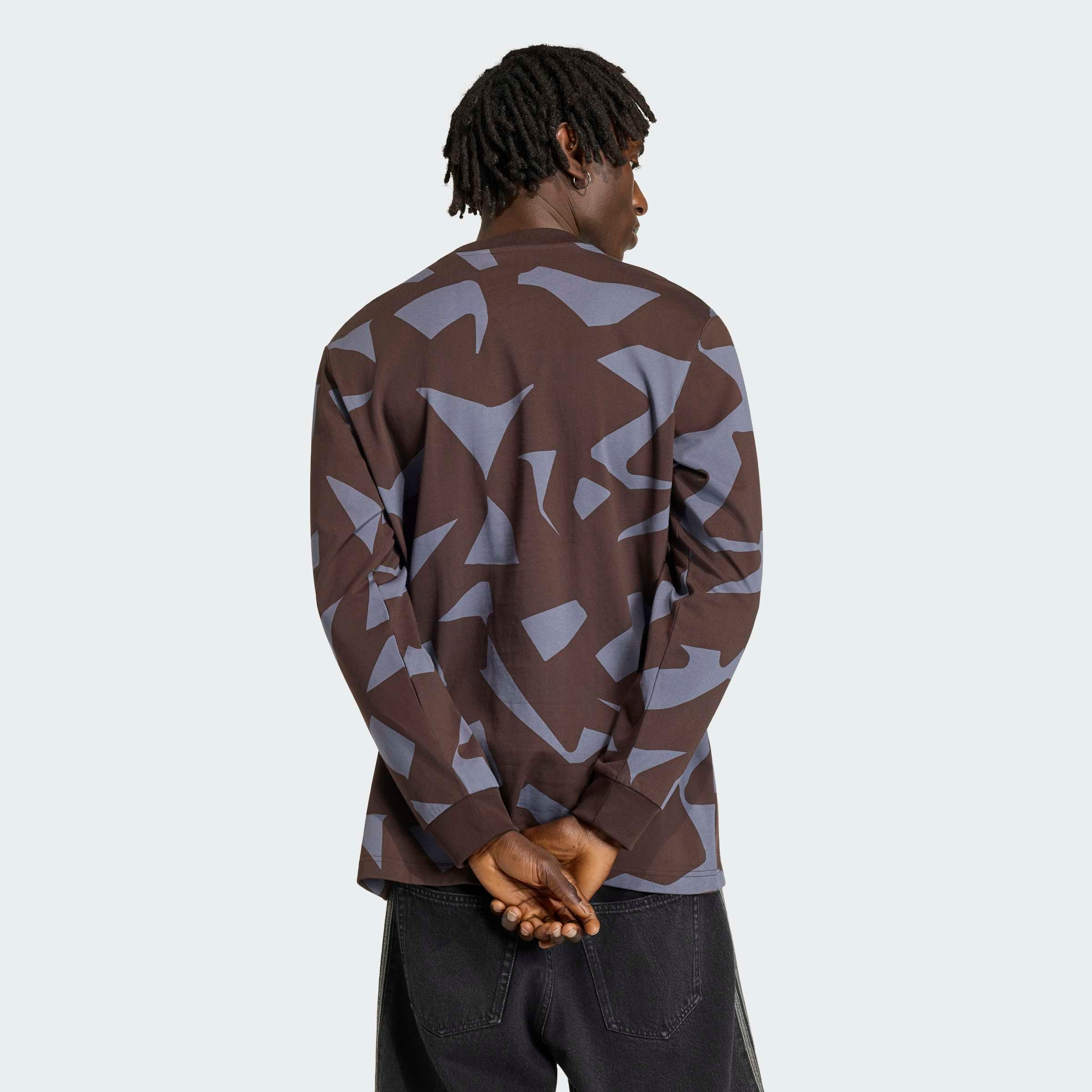 AMG longsleeve, Unisex - mörkbrun, XXL