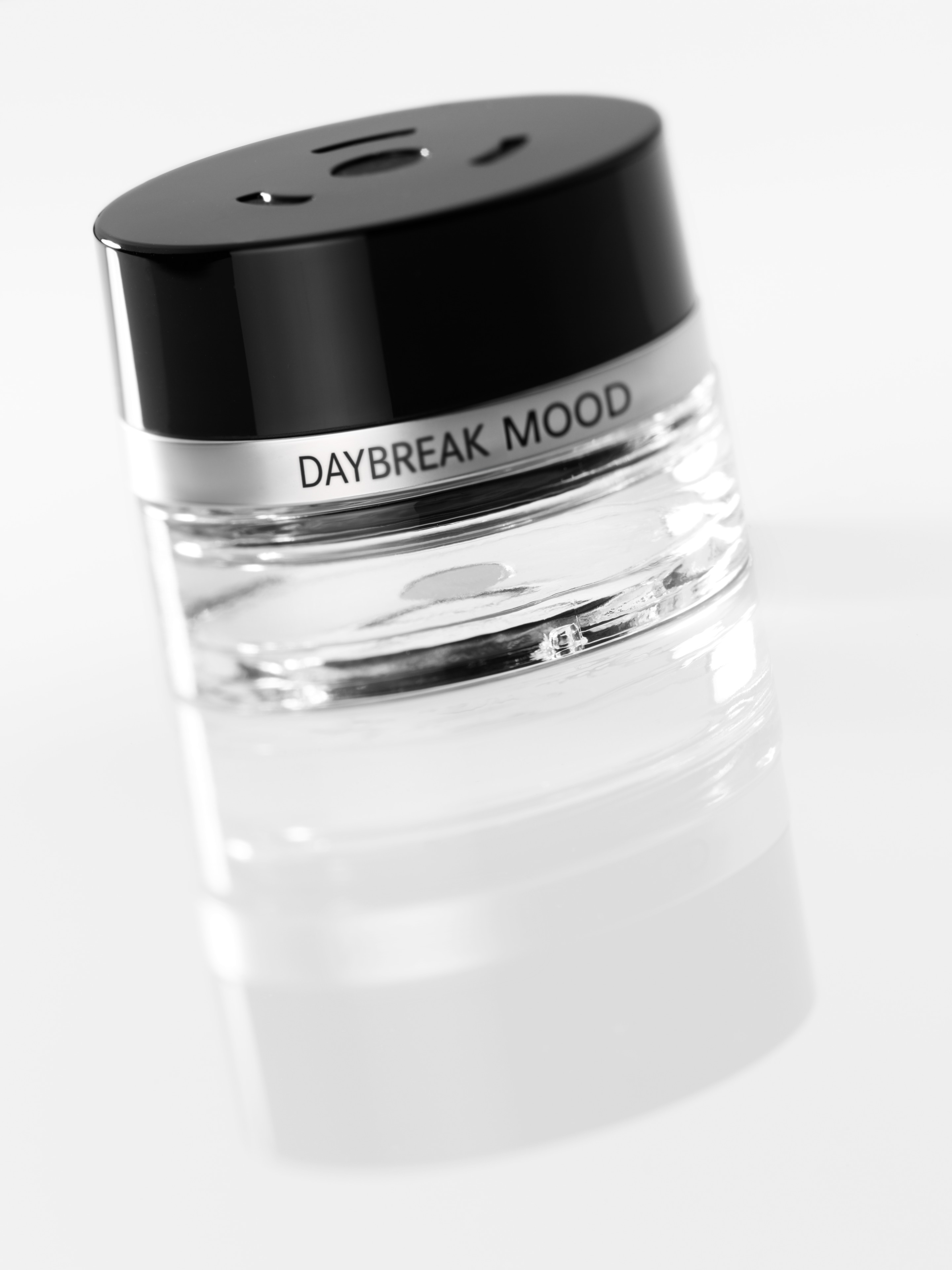 Parfymflaska, DAYBREAK MOOD - transparent / svart, Glas, 15 ml