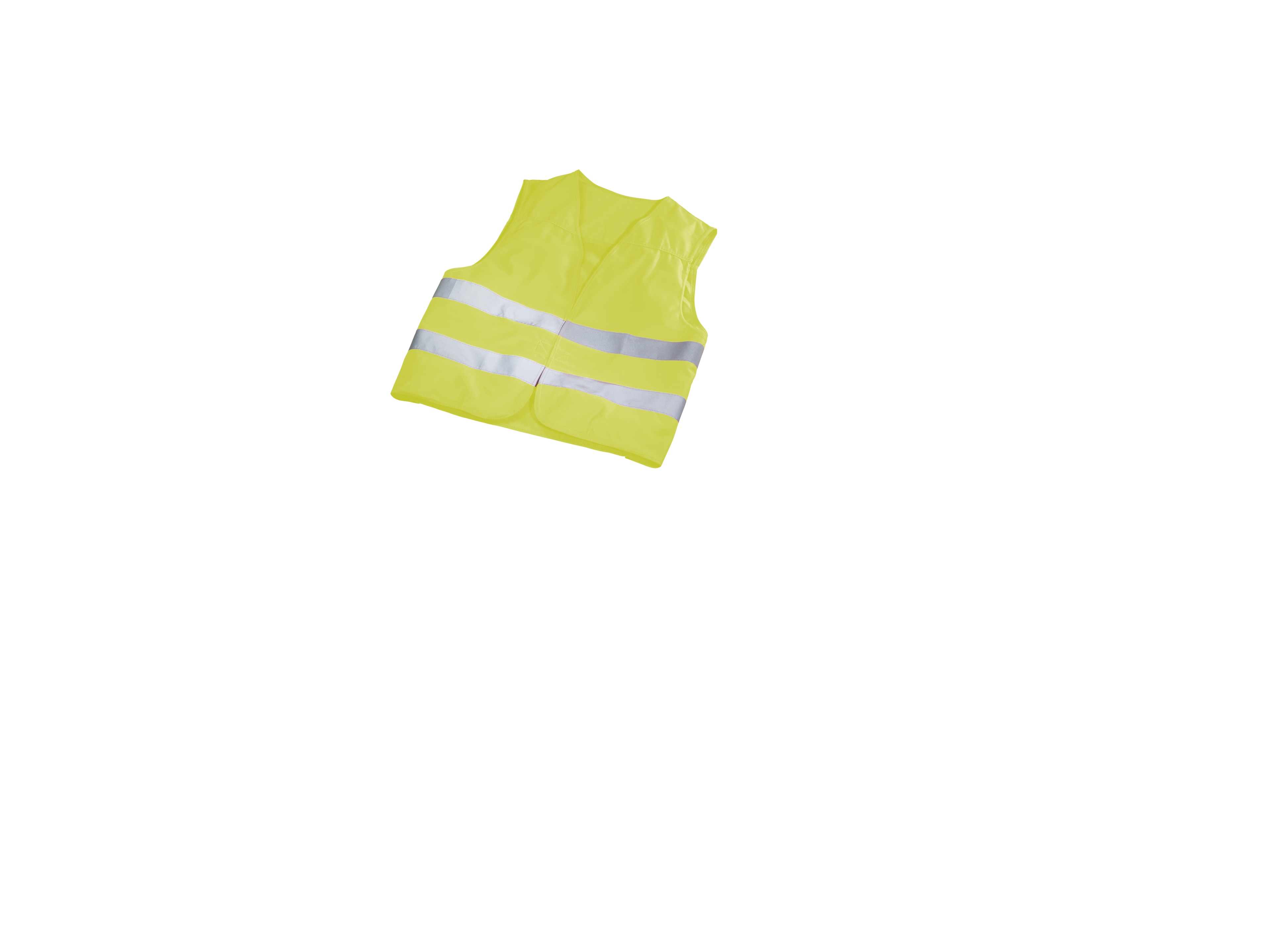 Varningsväst, kompakt, USA/KAN - gul, Polyester, Vänsterstyrda/högerstyrda bilar
