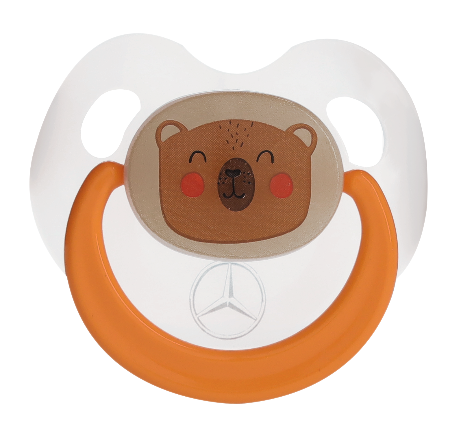 Napp, Skog - vit genomskinlig / orange, Plast / Silikon, BABY-NOVA