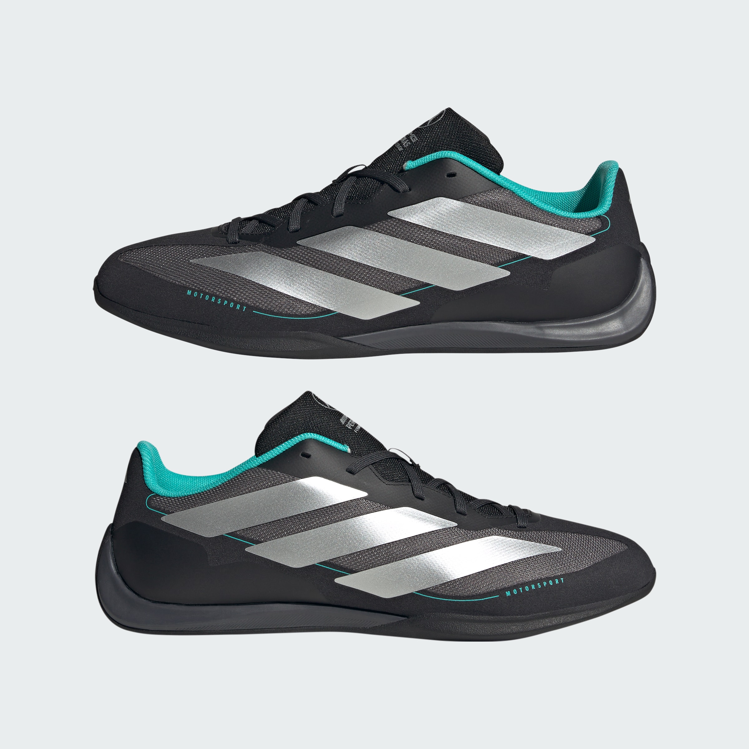 Sneakers, Feroza Base, Mercedes-AMG F1 - svart / silverfärg, 8, adidas