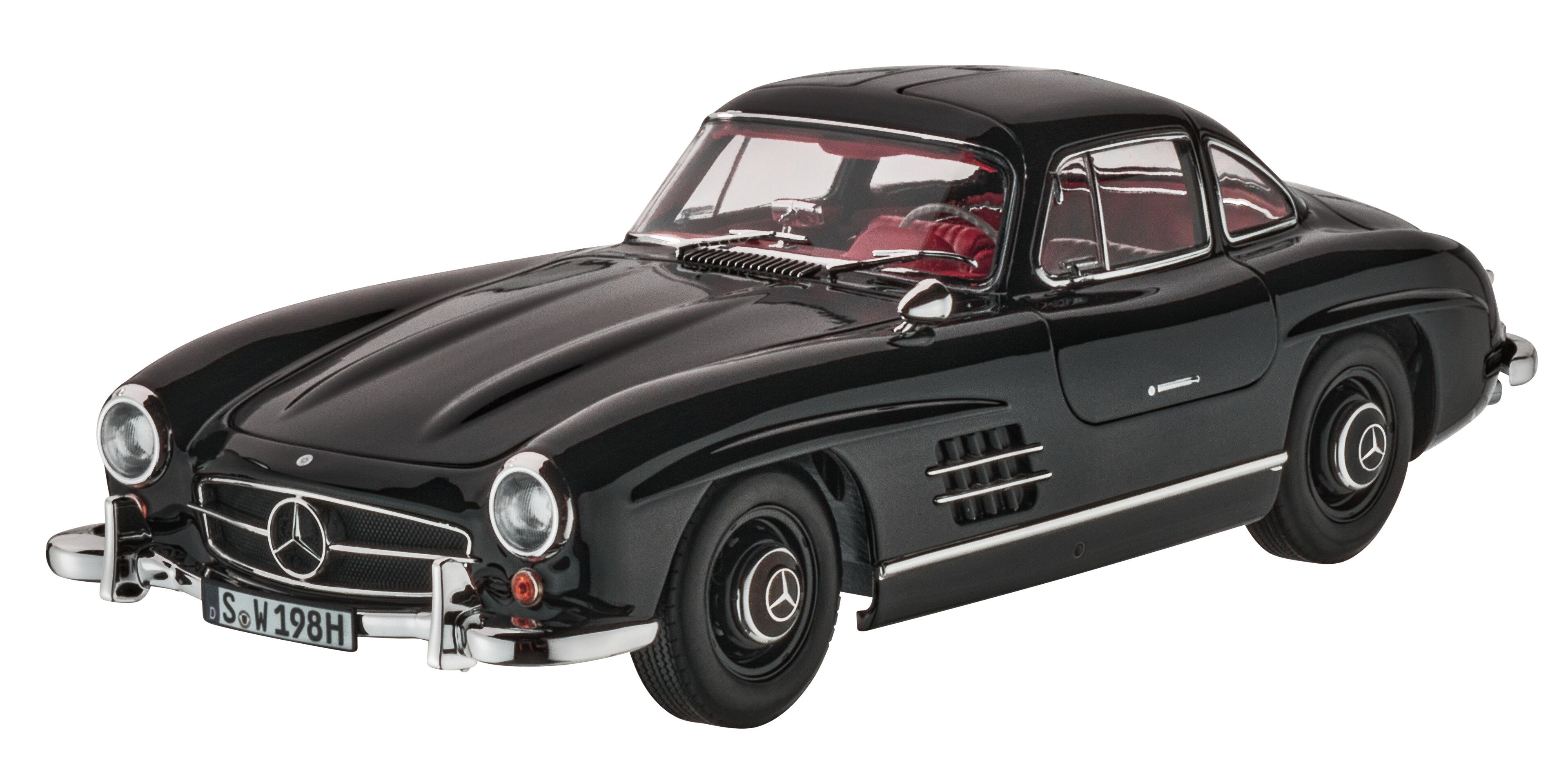 300 SL Coupé (1954–1963) W 198 - svart, Norev, 1:18