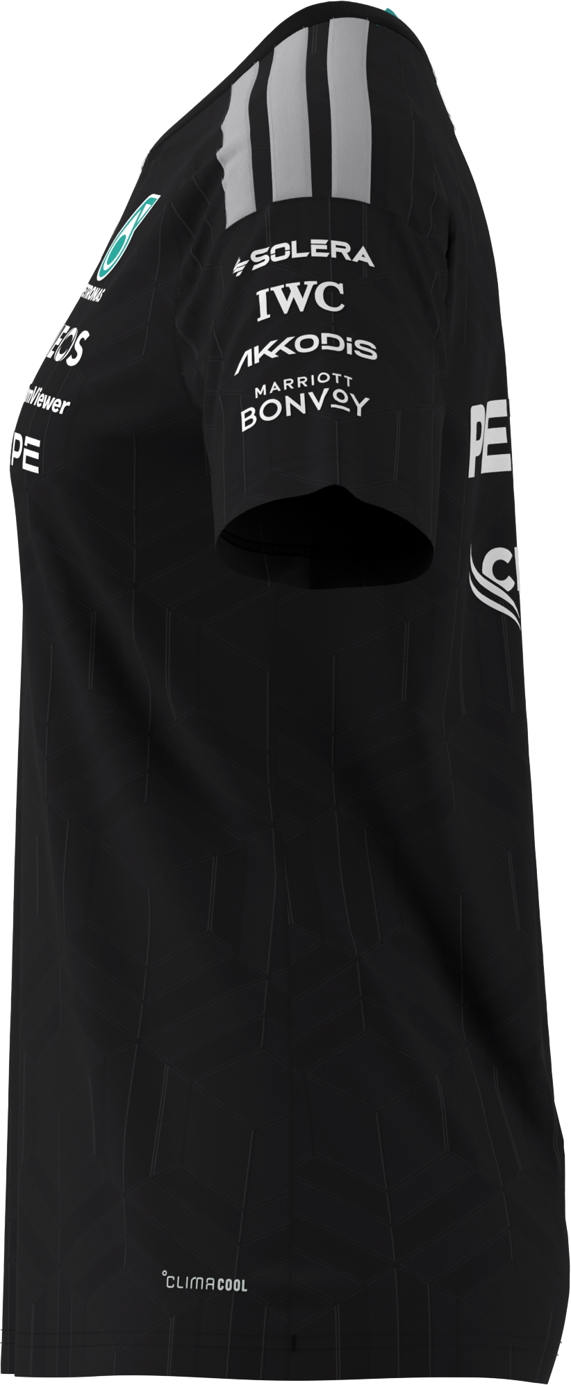 T-shirt dam, Förare, Mercedes-AMG F1 - svart, L