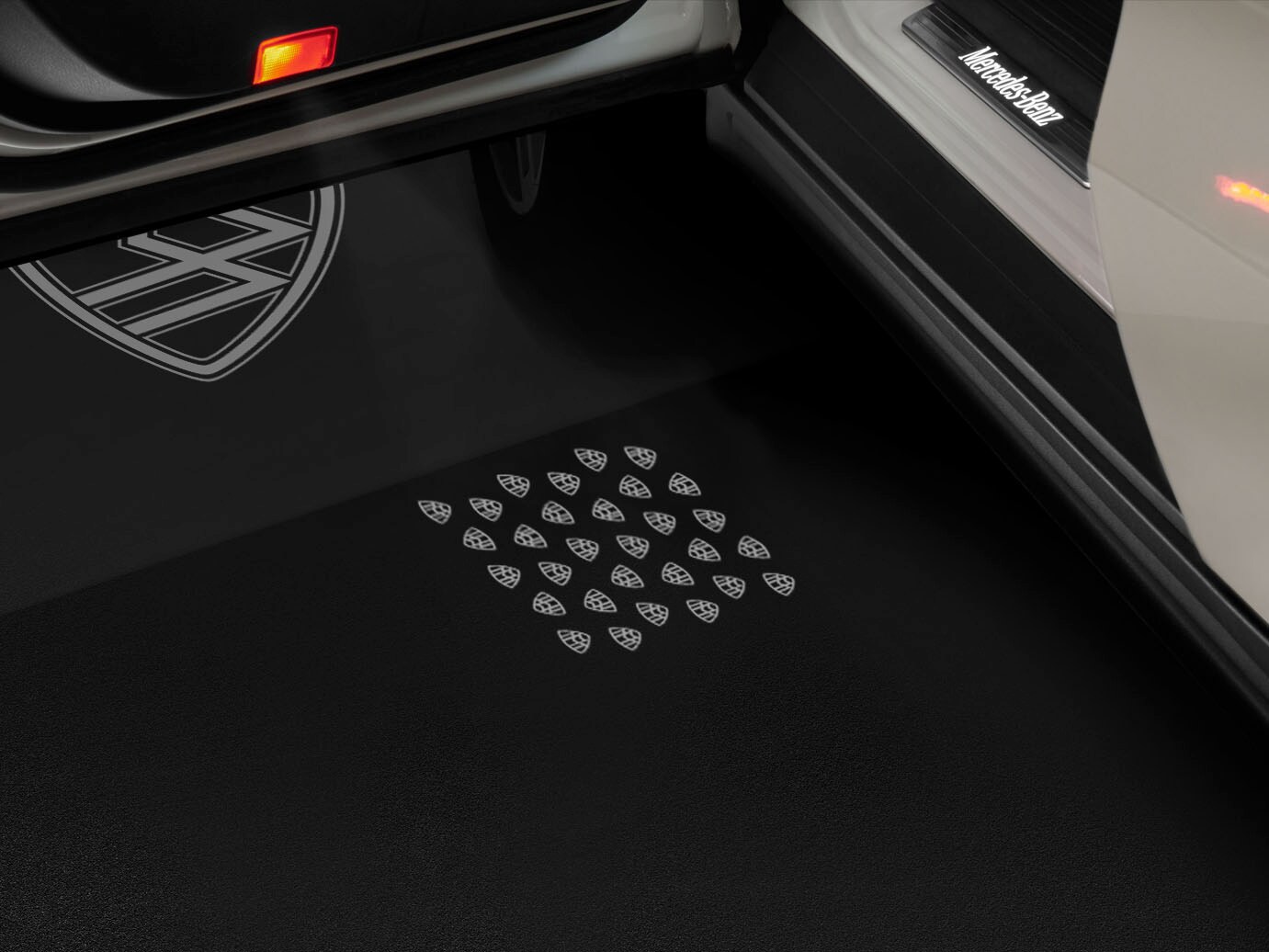 LCD-projektor, med animerat Mercedes-Maybach Pattern - 1 set